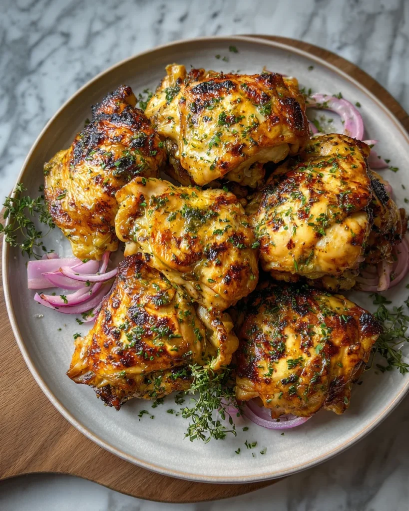 Coconut Lime Grilled Chicken Thighs