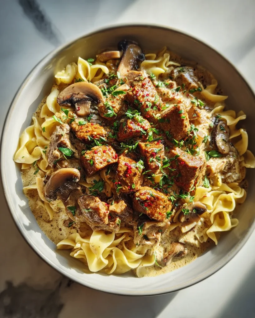 Quick Creamy Beef Skillet Meal