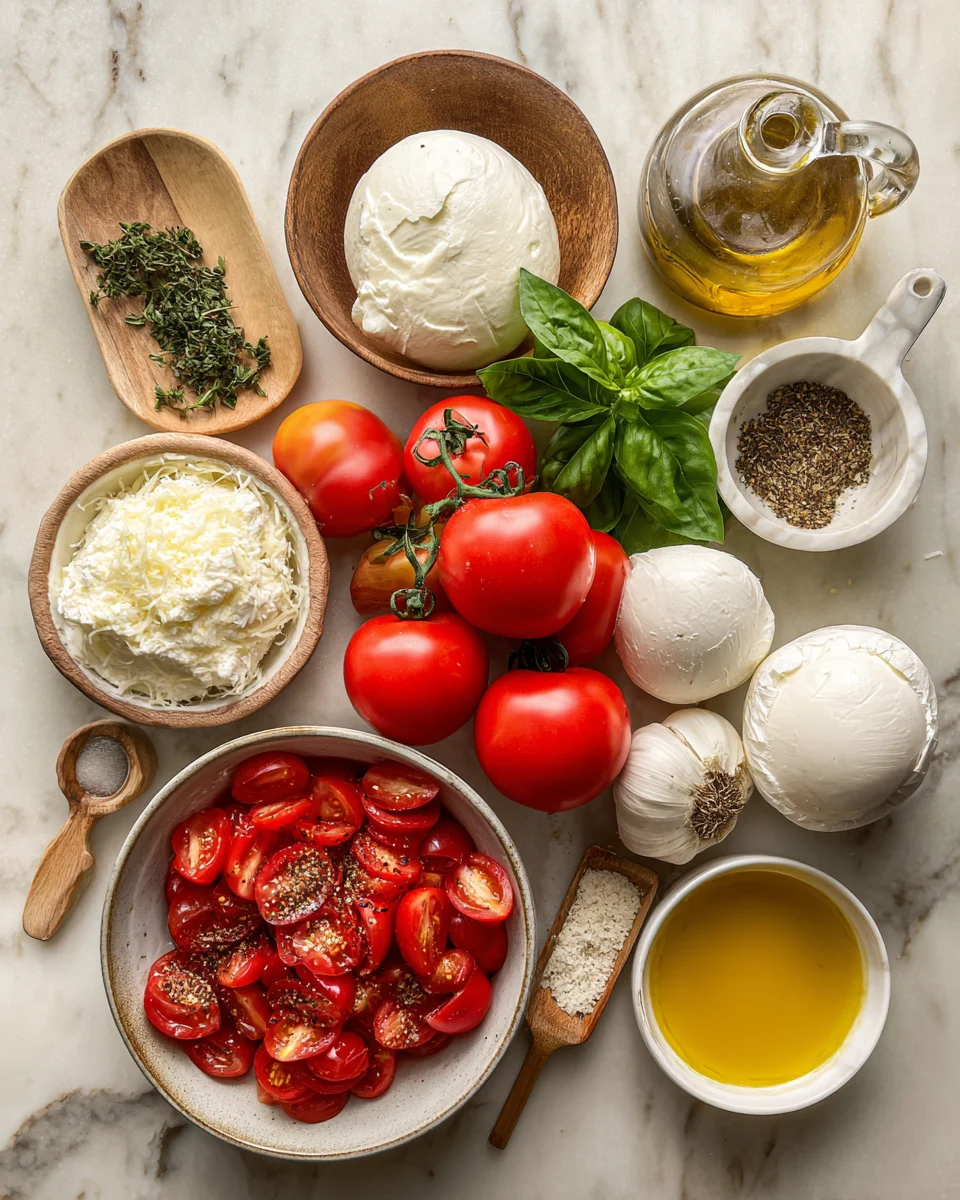 Creamy Burrata Tomato Tortellini