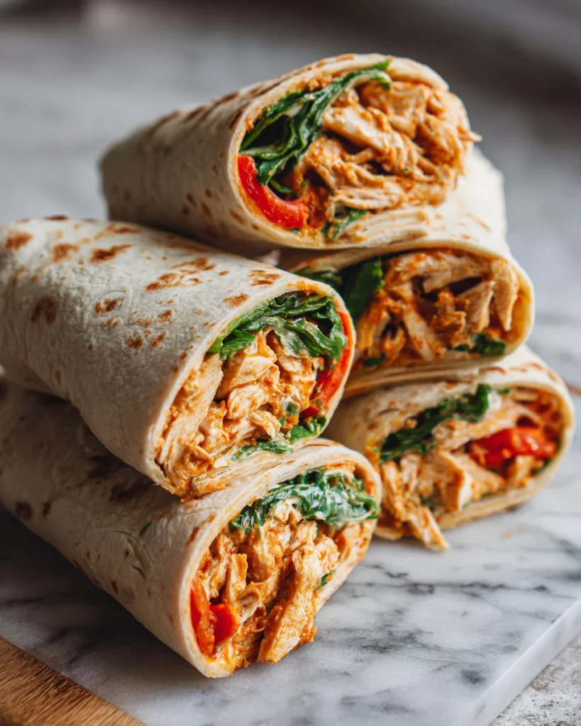 Irresistibly Cheesy Garlic Chicken Wraps That Will Make Your Taste Buds Dance
