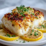 Creamy Coconut Lemon Baked Cod