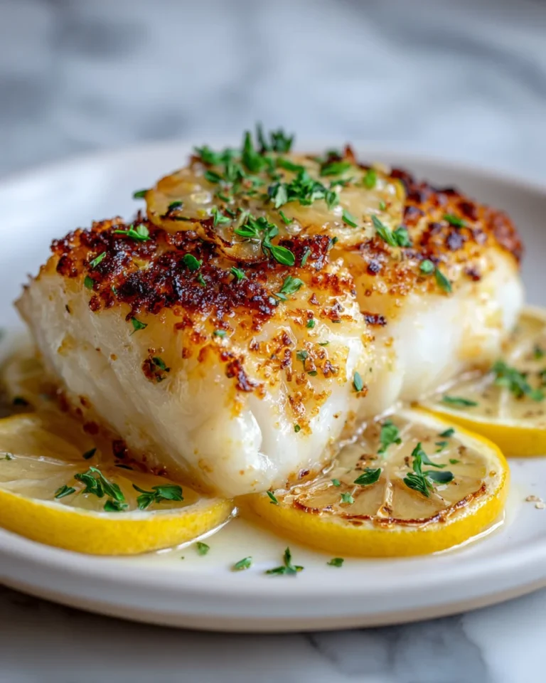 Creamy Coconut Lemon Baked Cod