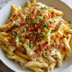 Creamy Corn And Bacon Penne Recipe