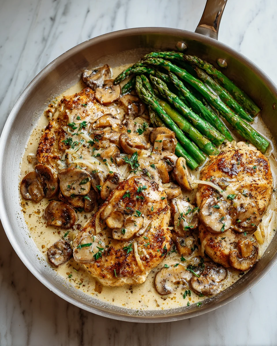 Creamy Garlic Parmesan Chicken Skillet