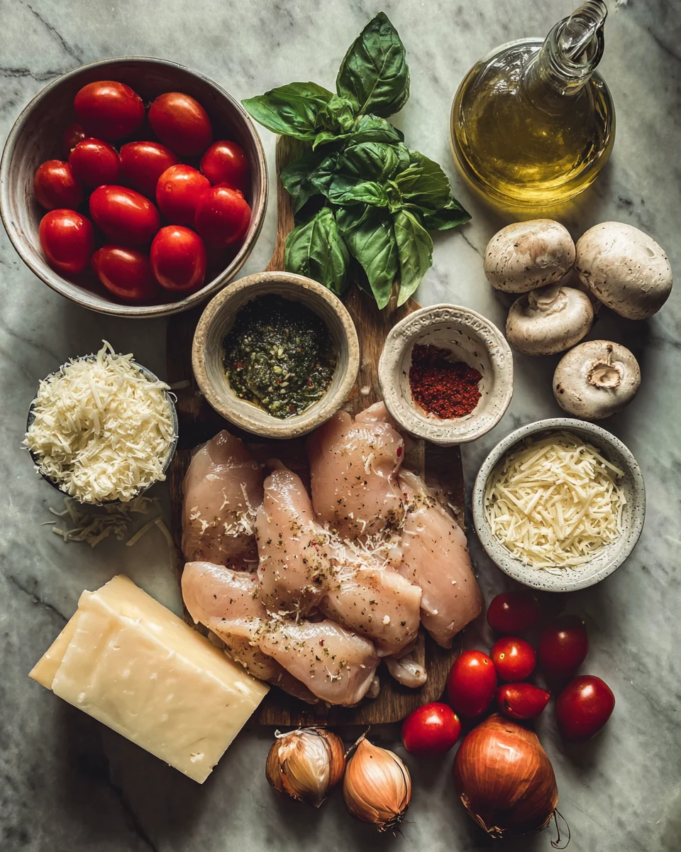 Creamy Garlic Parmesan Chicken Skillet