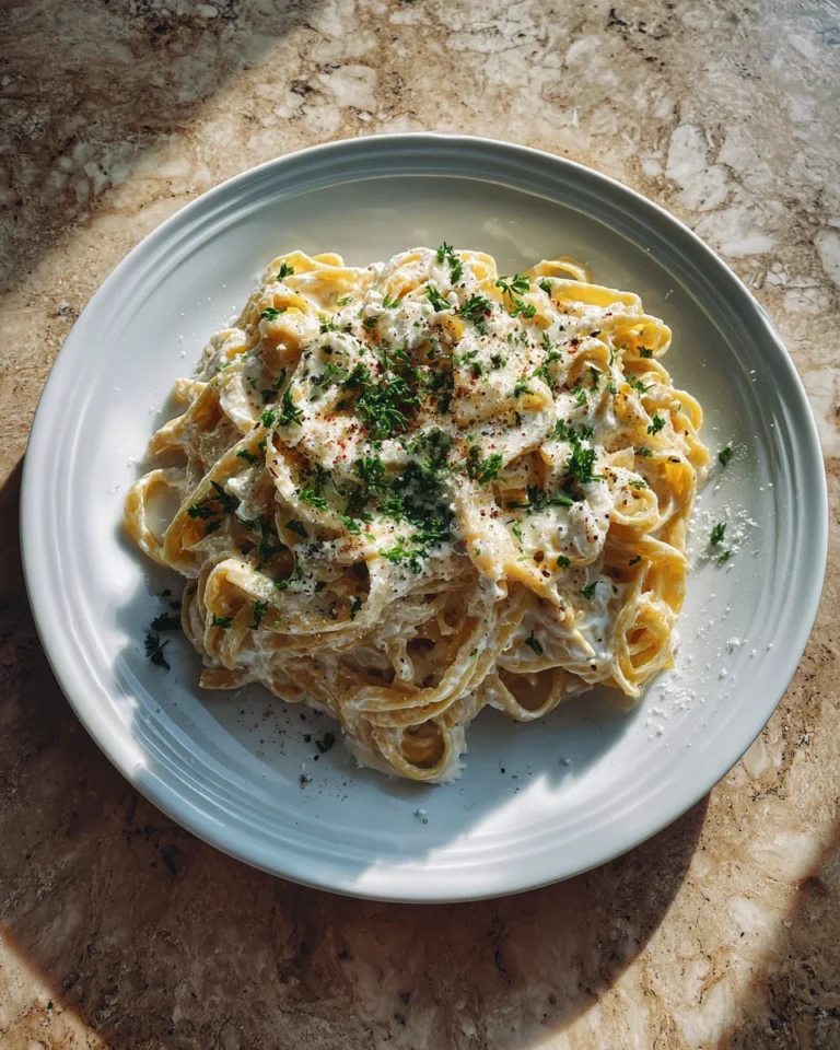 Creamy Goat Cheese Pasta