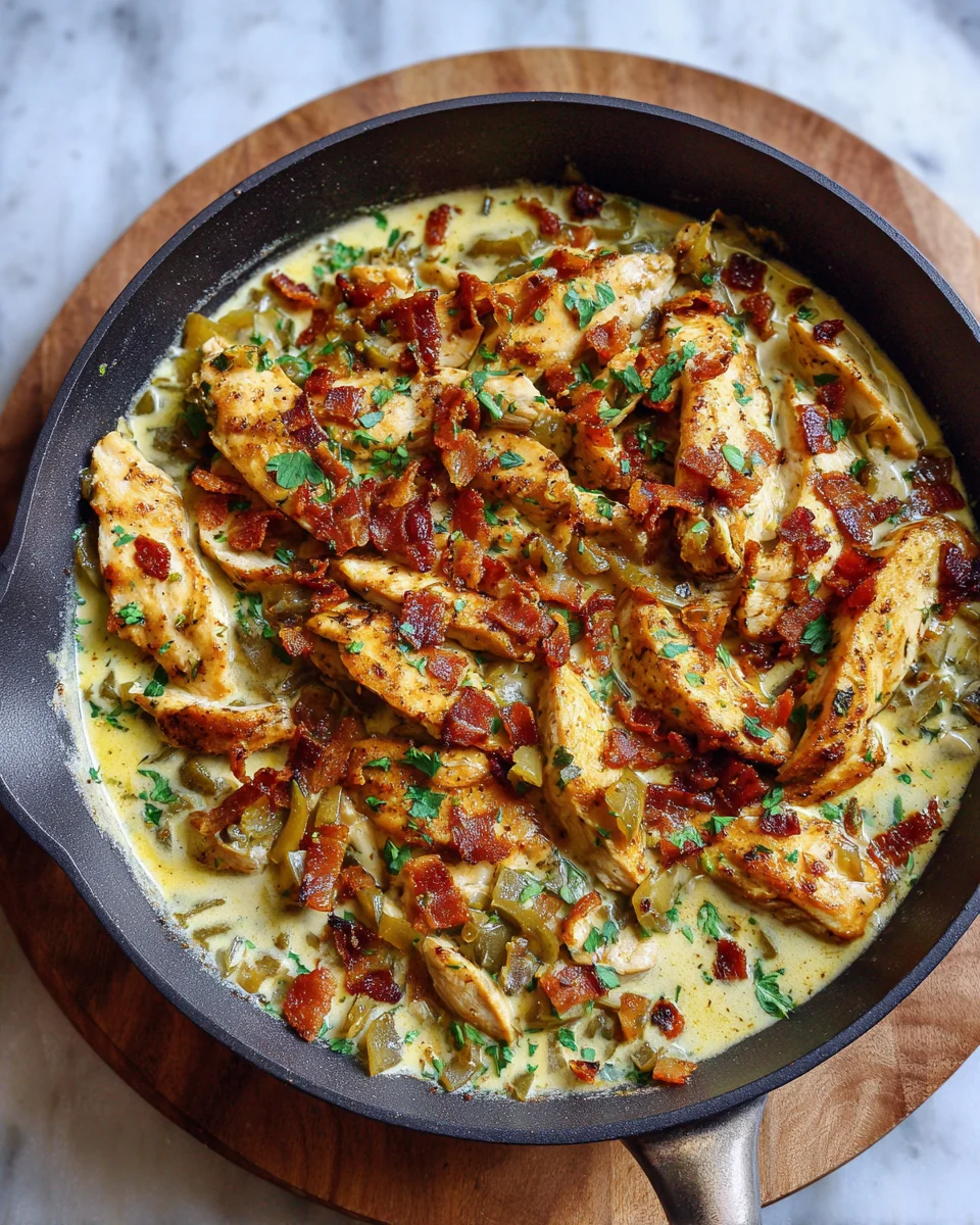 Creamy Jalapeño Chicken Skillet