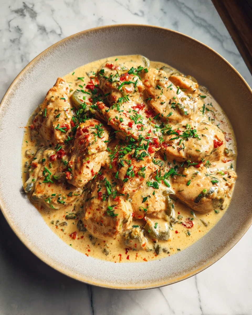Creamy Jalapeño Chicken Skillet