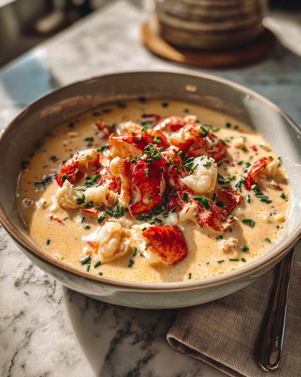 Creamy Lobster Corn Chowder