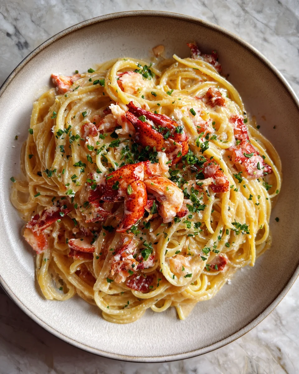 Creamy Lobster Pasta