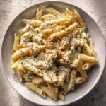 Creamy Roasted Garlic Ricotta Penne Recipe