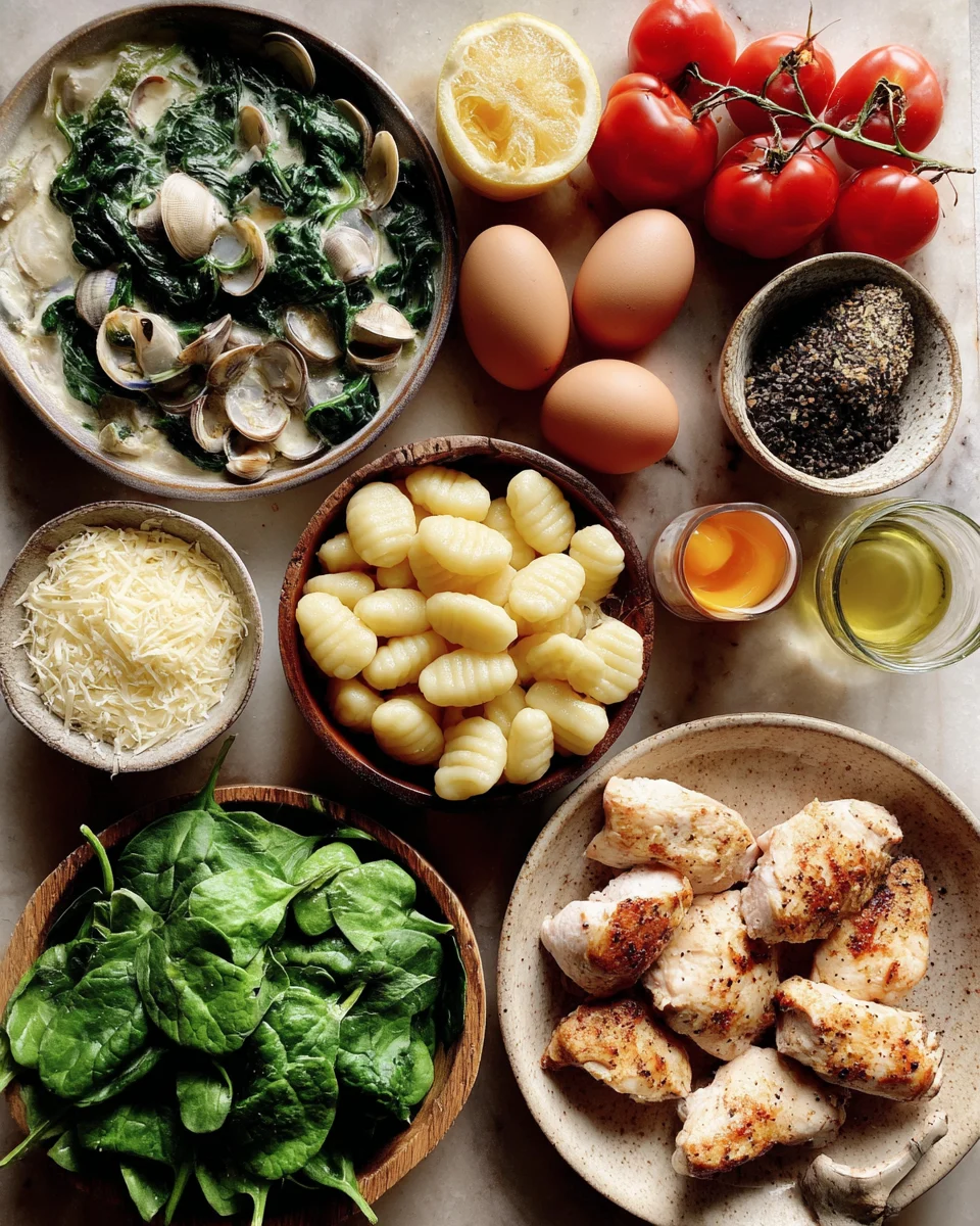 Creamy Spinach Garlic Chicken Gnocchi