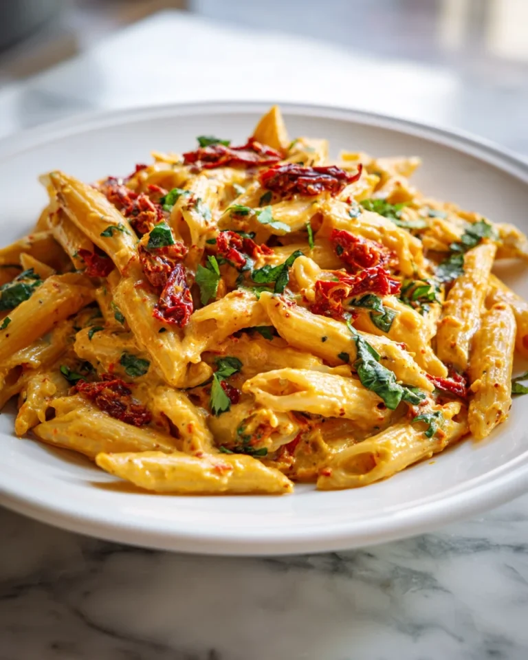 Creamy Sun Dried Tomato Penne