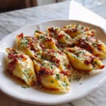 Creamy Sun-Dried Tomato and Ricotta Stuffed Shells