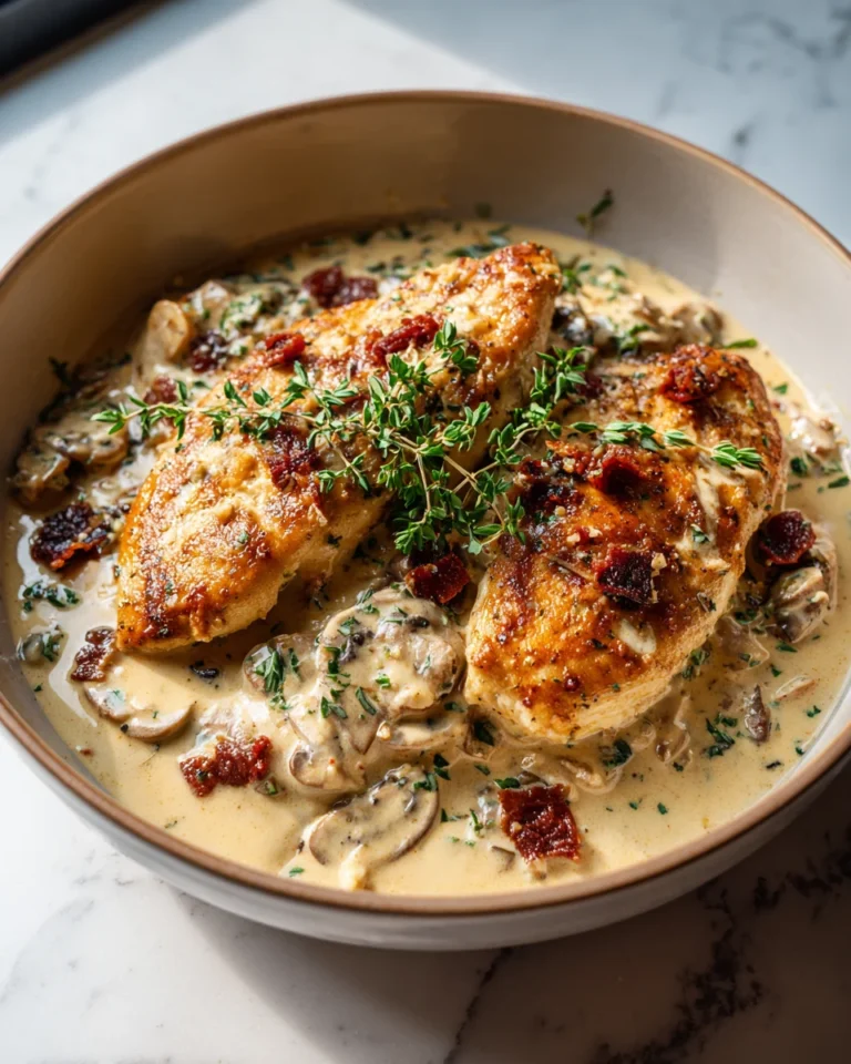 Creamy Tuscan Garlic Chicken Skillet
