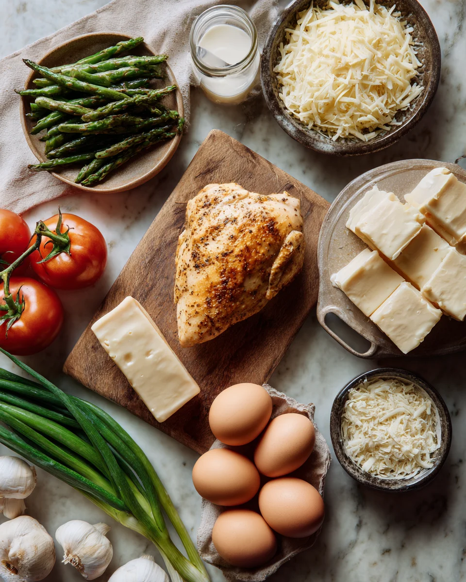 Creamy White Cheddar Chicken Skillet