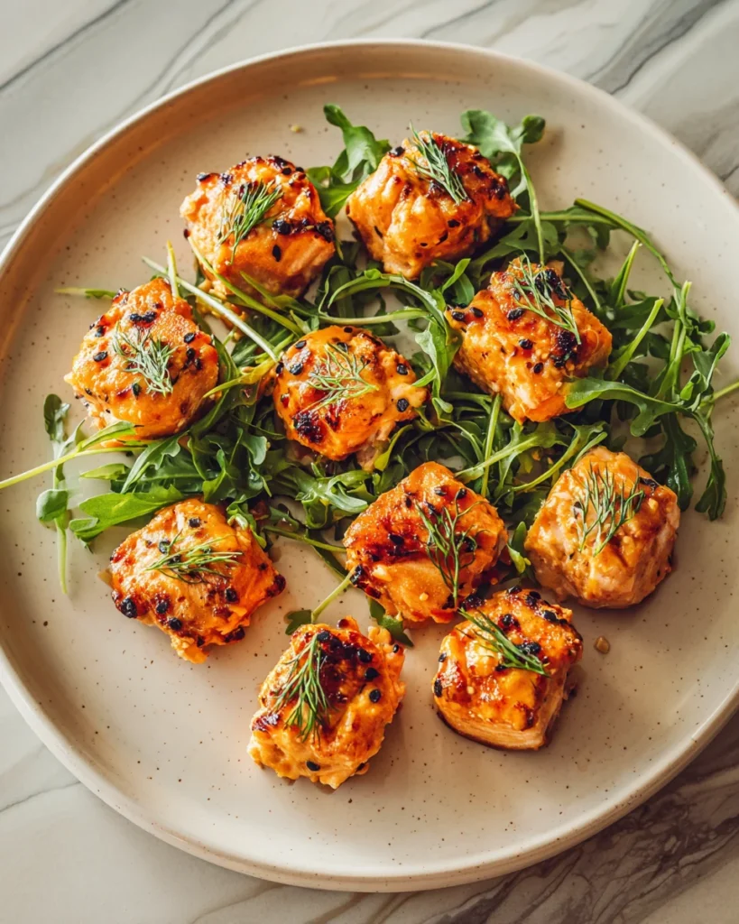 Crispy Bang Bang Salmon Bites