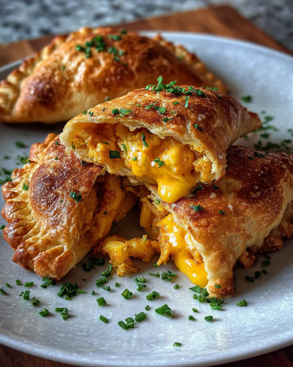 Crispy Cheddar Chicken Pocket Melts