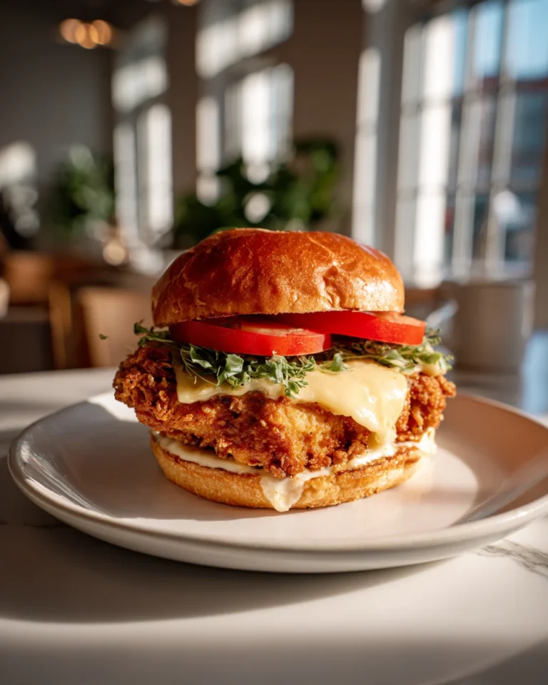 Crispy Chicken Ranch Sandwich Melt
