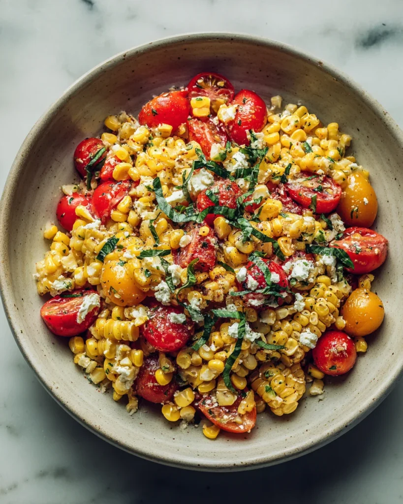 Crispy Corn And Tomato Salad Bowl