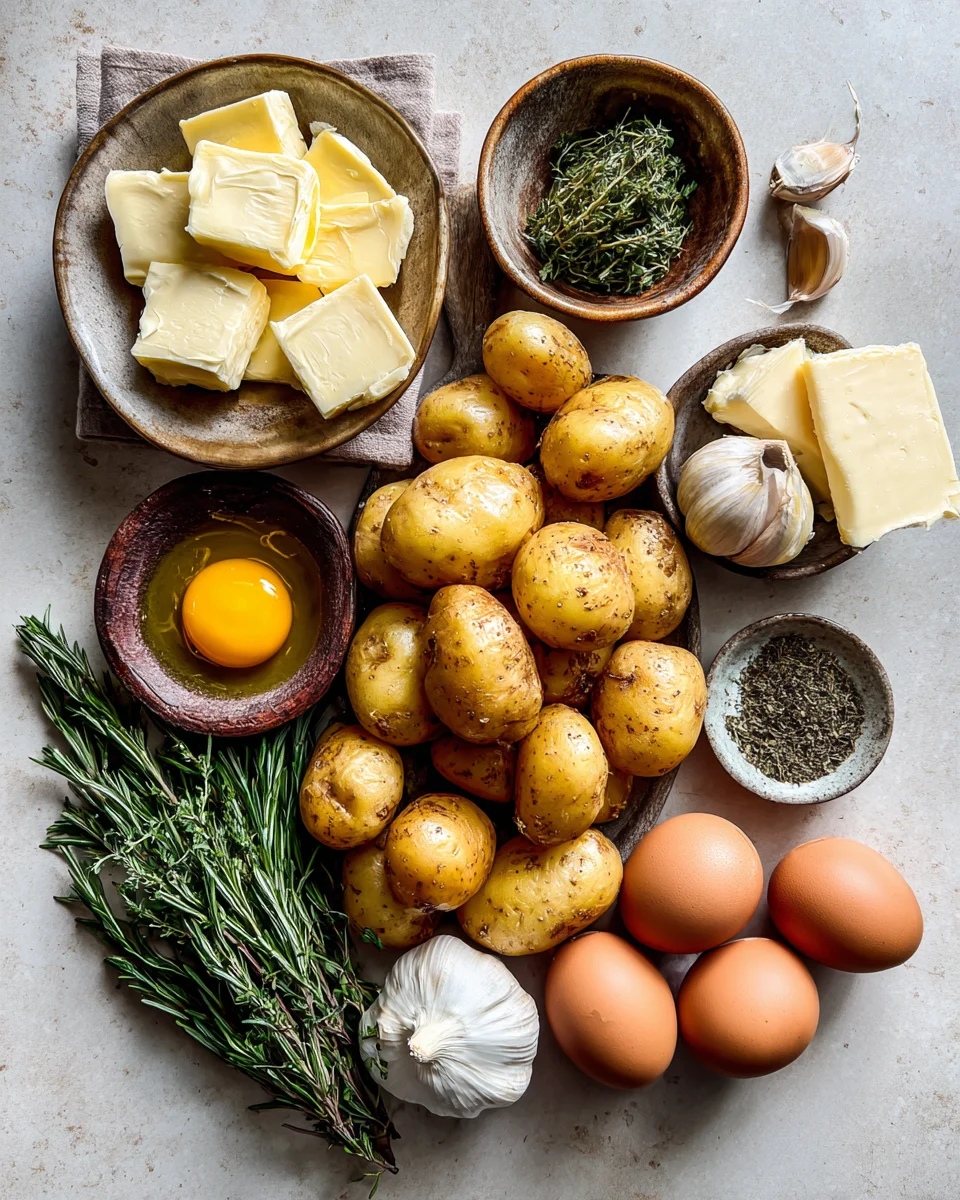 Crispy Garlic Butter Potatoes