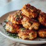 Crispy Garlic Herb Salmon Croquettes