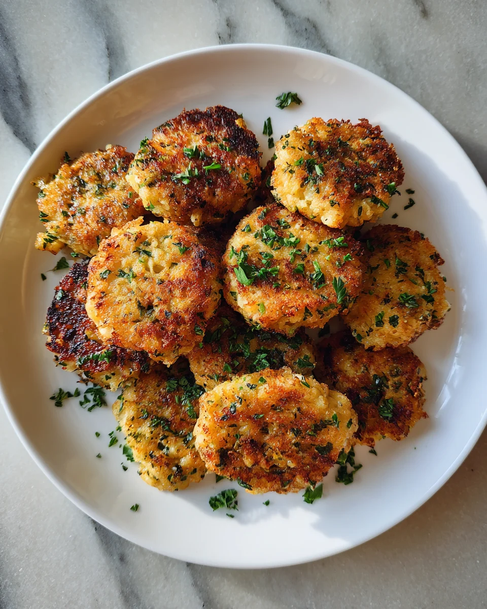 Crispy Garlic Herb Salmon Croquettes