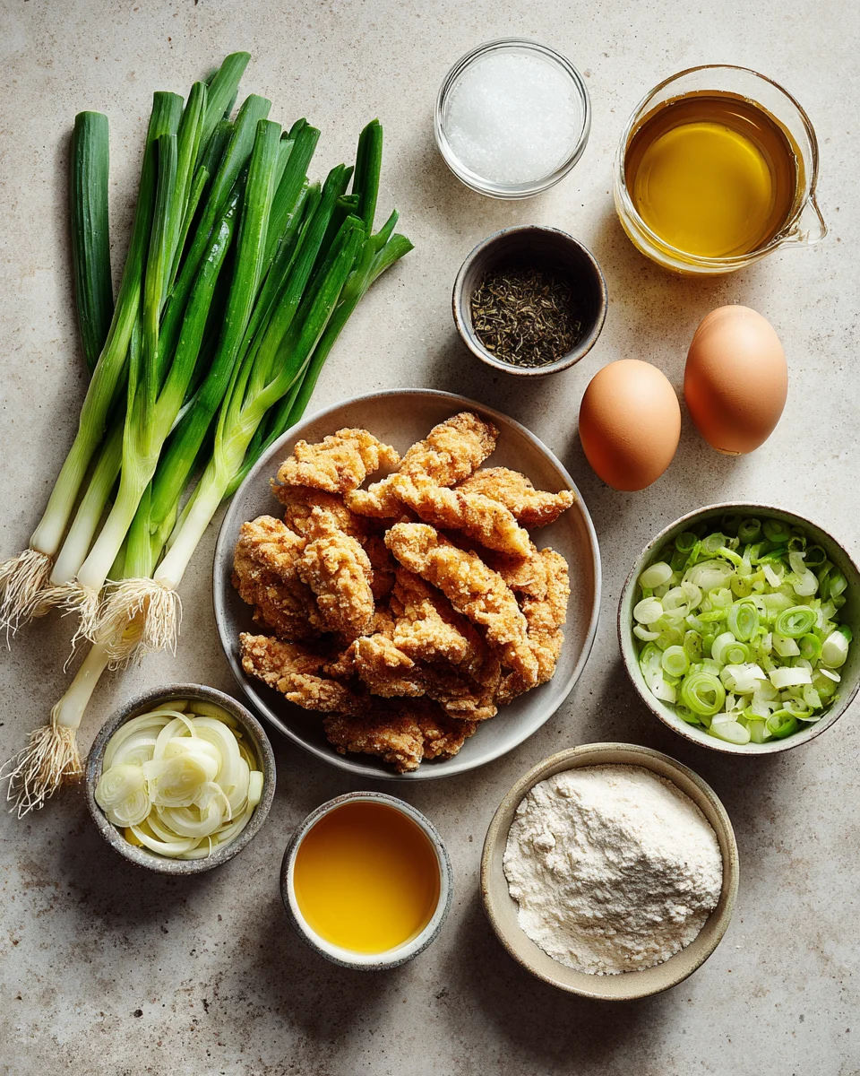 Crispy Honey Onion Chicken Strips