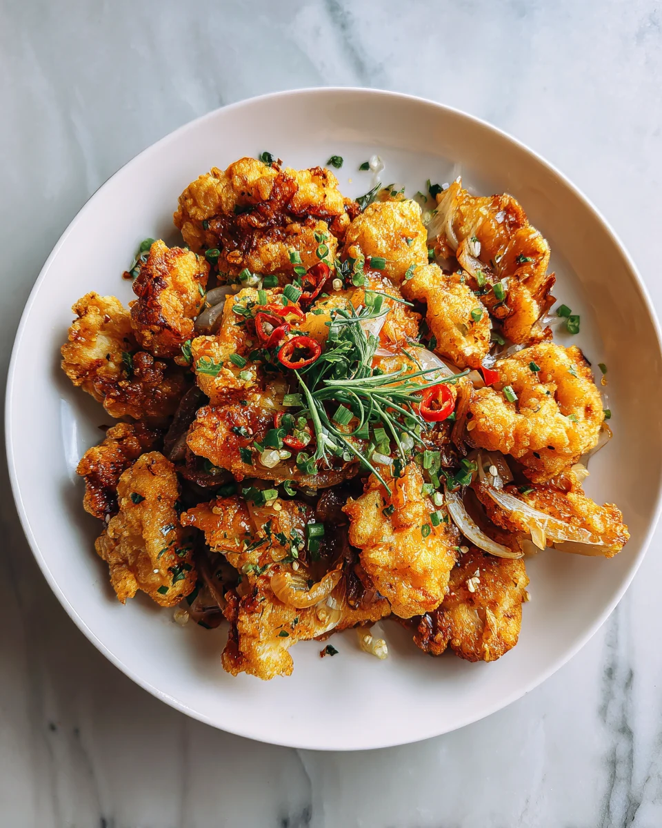 Crispy Honey Onion Chicken Strips
