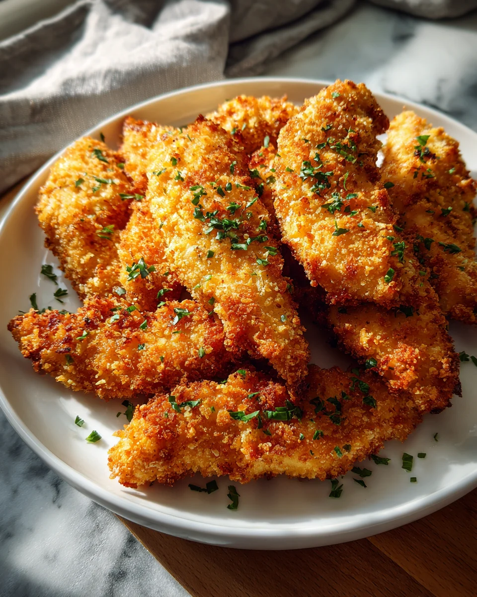 Crispy Parmesan Chicken Tenders