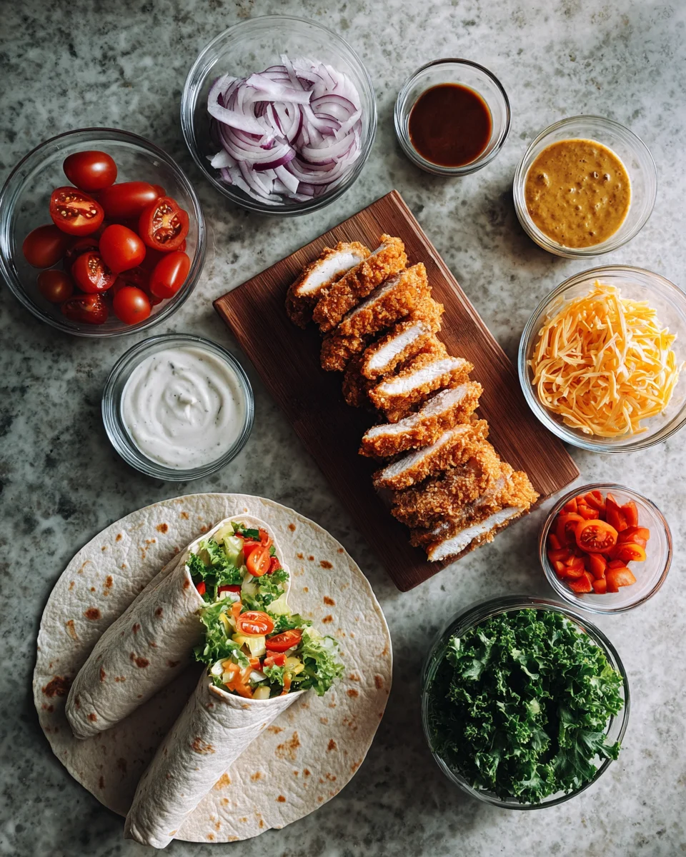 Crispy Ranch Chicken Crunch Wraps