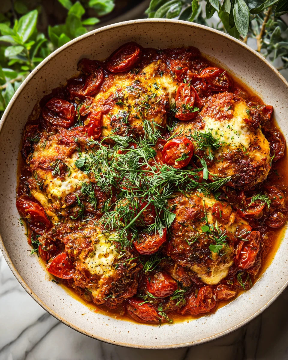 Fire Roasted Tomato Chicken Bake