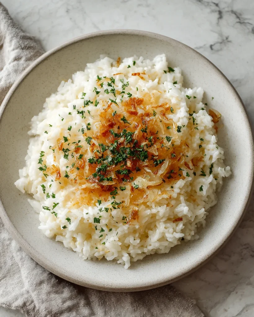 French Onion Butter Rice Recipe
