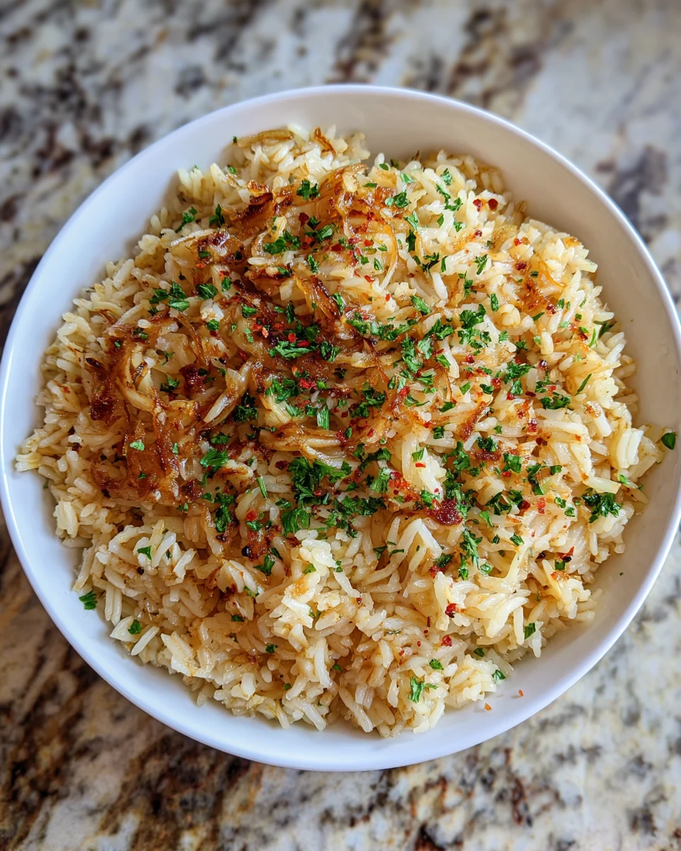 French Onion Butter Rice Recipe