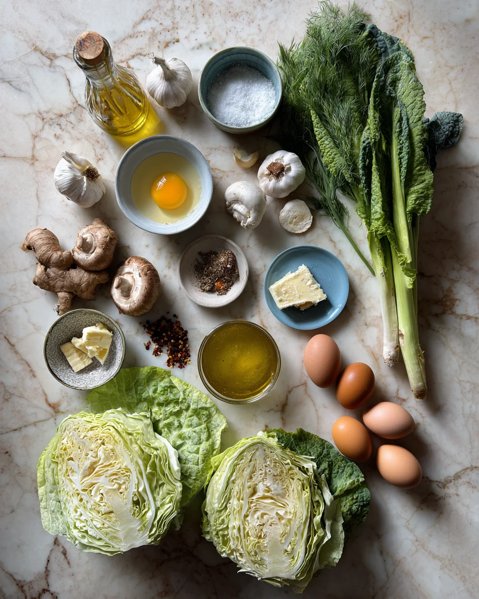 Garlic Butter Cabbage Steaks