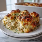 Garlic Butter Chicken Biscuit Bake