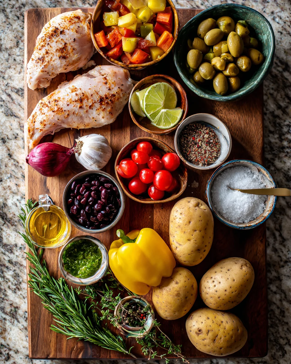Garlic Butter Chicken Stuffed Potatoes
