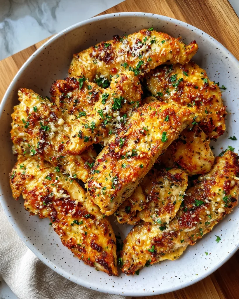 Garlic Parmesan Chicken Tenderloins