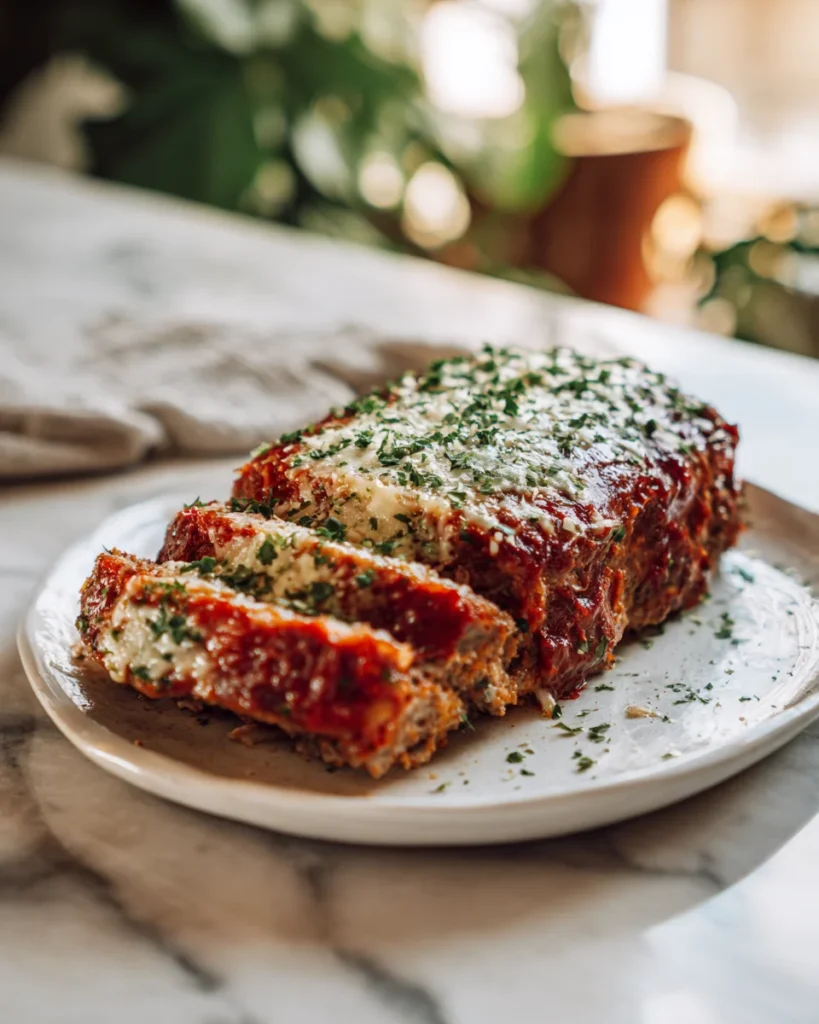 Garlic Parmesan Meatloaf