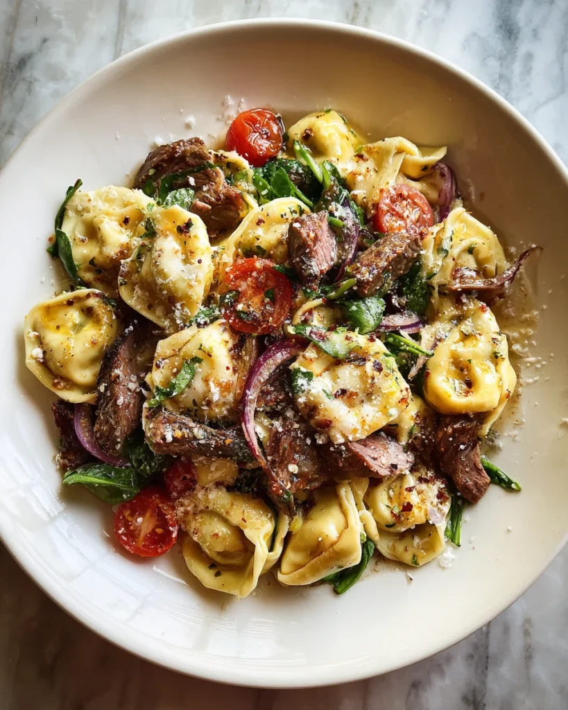 Garlic Steak Tortellini