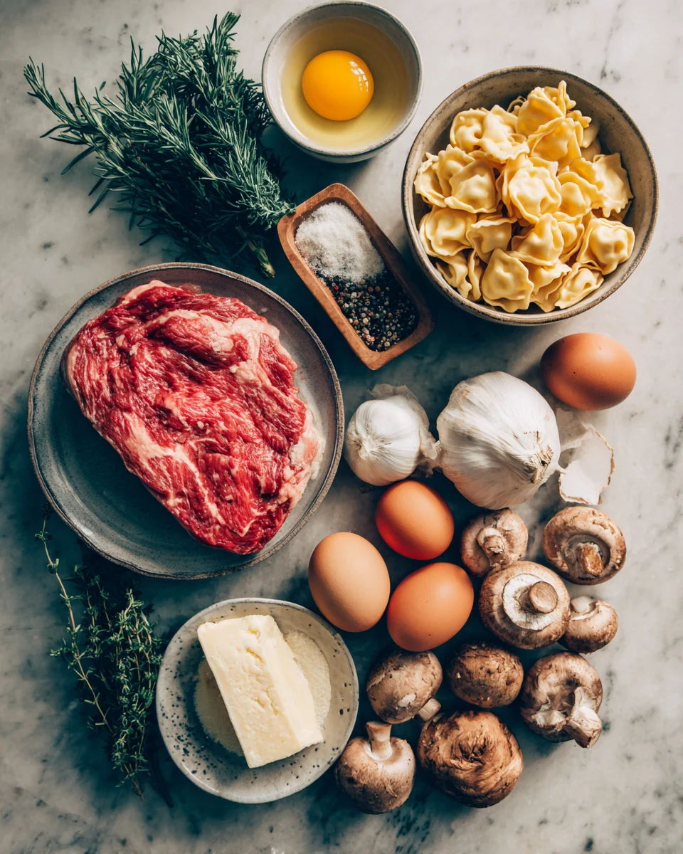 Garlic Steak Tortellini