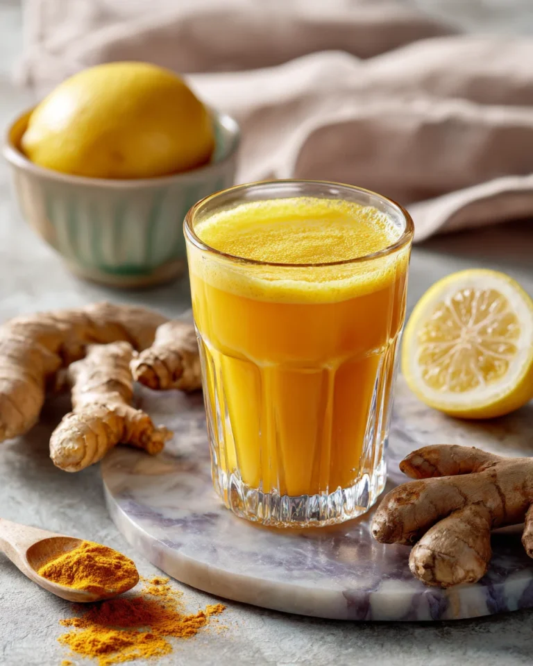Ginger Lemon Turmeric Shot Benefits