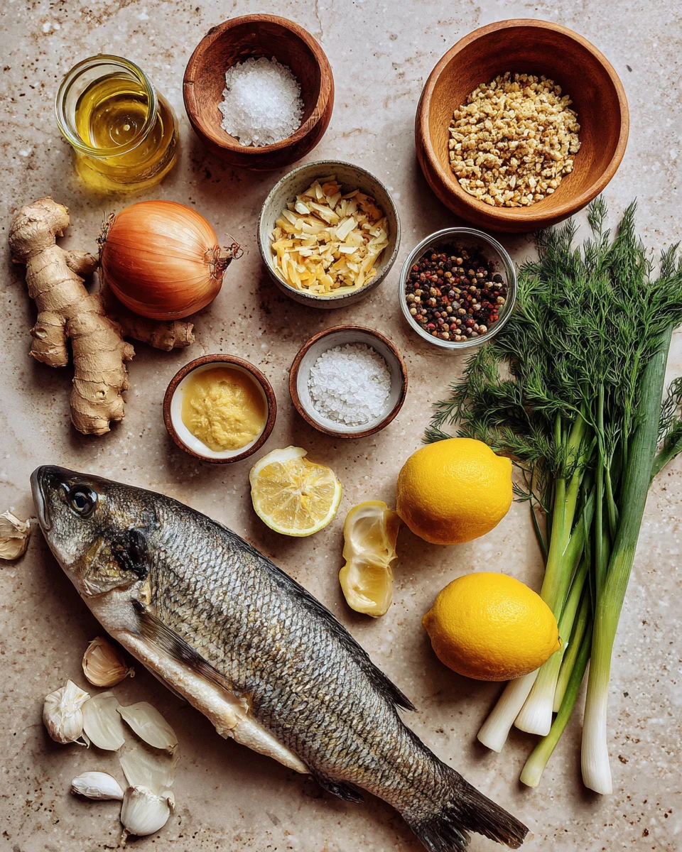 Ginger Onion Fried Sea Bass