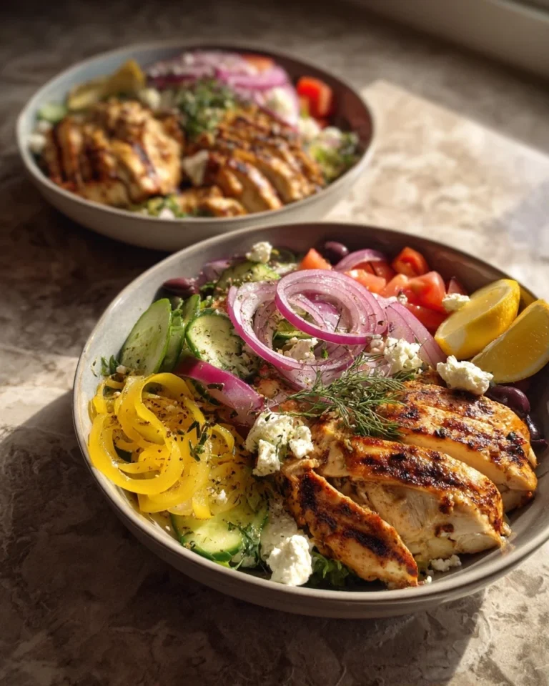 Greek Chicken Bowls