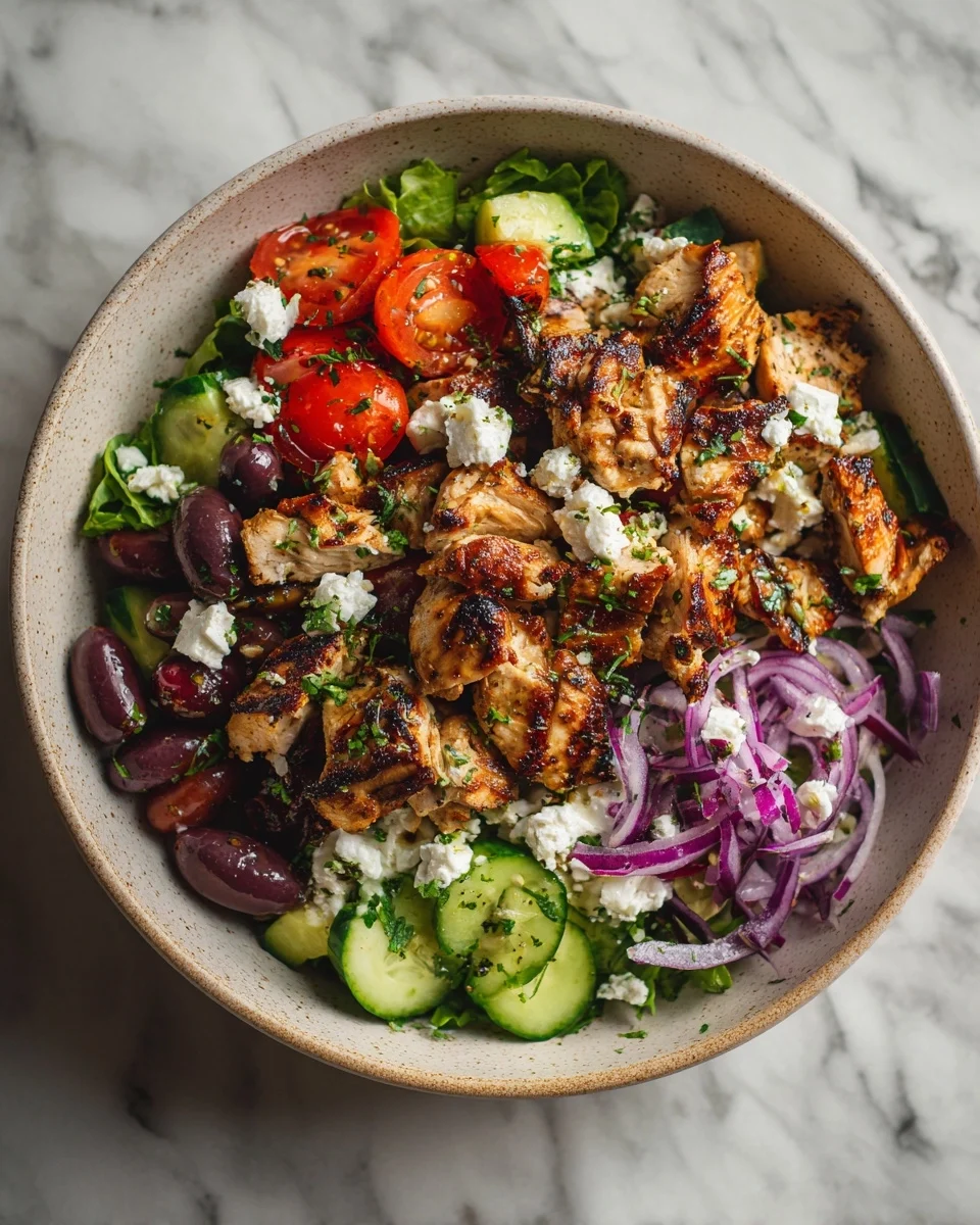Greek Chicken Bowls