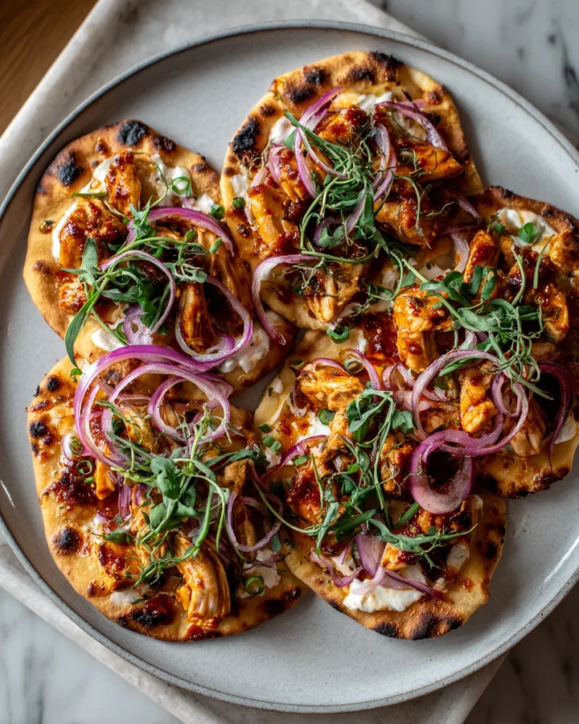 Harissa Honey Chicken Flatbreads: A Flavorful Delight