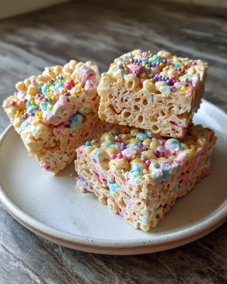 Hawaiian Rice Krispie Treats