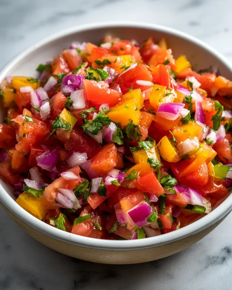 Easy Homemade Pico de Gallo Fresh
