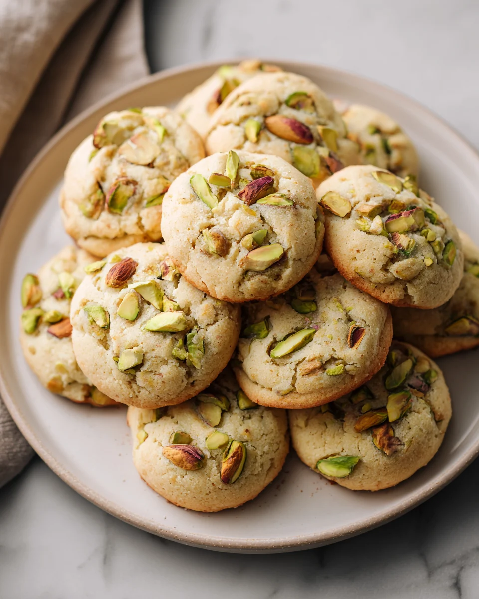 Honey Butter Pistachio Cookies