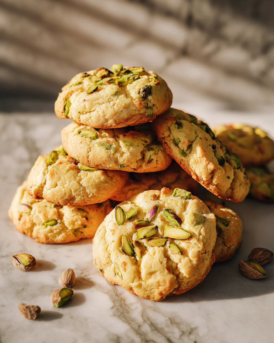 Honey Butter Pistachio Cookies